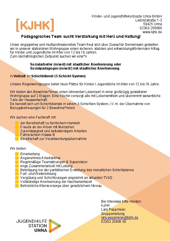 Stellenausschreibung Salinencenter